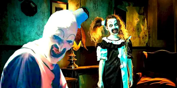 Art, o Palhaço e a Menina Pálida em Terrifier 2