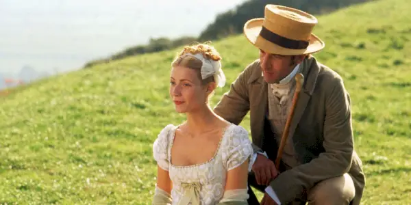 'Alan Cumming réconfortant Gwyneth Paltrow dans Emma'.