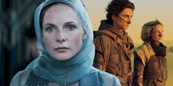 Lady Jessica e Paul Atreides olhando em Duna.