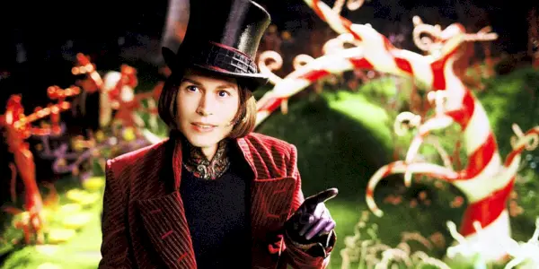 Johnny Depp als Willy Wonka in Charlie und die Schokoladenfabrik