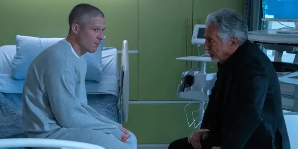 Elias Voit and Dave Rossi in hospital Criminal Minds Evolution season 3