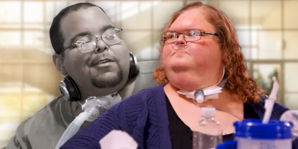 Images côte à côte de Tammy Slaton et Caleb Willingham de 1000-Lb Sisters
