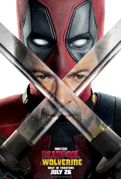 Pôster de Deadpool e Wolverine mostrando Wade Wilson