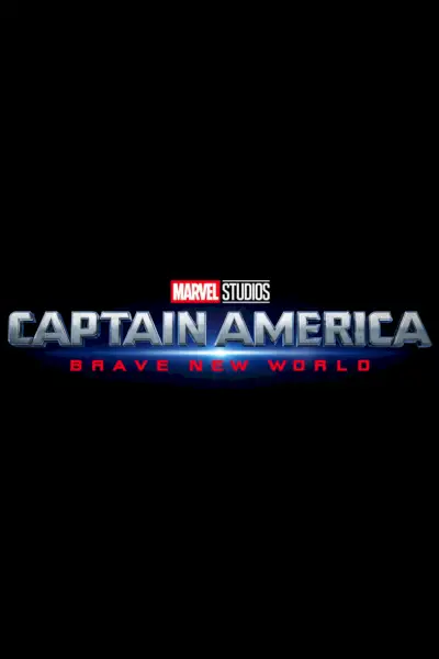 Plakat med Captain America Brave New World Character