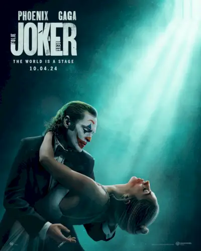 Joaquin Phoenix jako Arthur Fleck a Lady Gaga jako Harley Quinn Dance In The Joker 2 Poster
