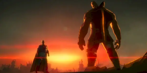Thanos coupé en deux par Ultron dans Et qu'est-ce qui se passerait si... ? saison 1
