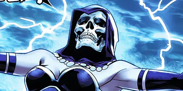 Lady Death using her power in Marvel Comics