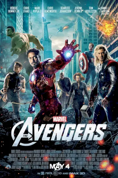 Plakat Avengersów 2012