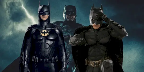 Michael Keaton, Ben Affleck og Christian Bale brugerdefineret billede