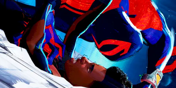 Miles Moraux et Spider-Man 2099 à travers le Spider-Verse