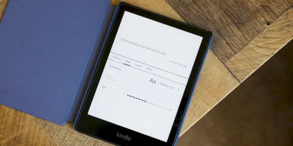 Zmena veľkosti písma na Amazon Kindle