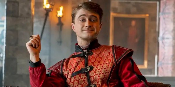 Daniel Radcliffe som Prince Chauncley i Miracle Workers