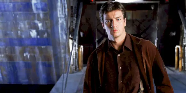 Nathan Fillion als Mal Reynolds in Firefly