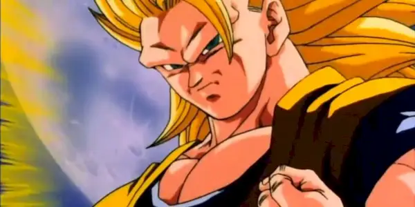 Super Saiyan 3 Goku luta contra Buu em Dragon Ball Z