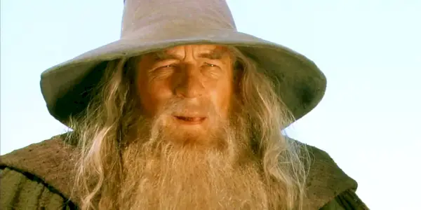 Ian McKellen als Gandalf in „Der Herr der Ringe: Die Gefährten“.