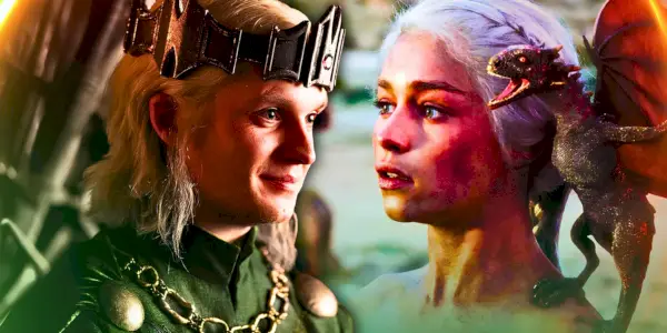 Aegon Targaryen de House of the Dragon e Daenerys Targaryen de Game of Thrones