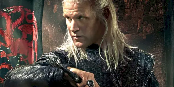 Matt Smith como Daemon Targaryen em um pôster da 2ª temporada de House of the Dragon