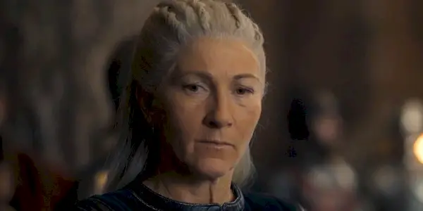 Rhaenys parece assombrada em House Of The Dragon