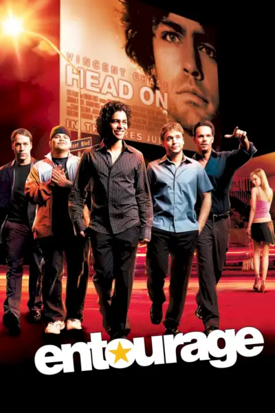 Cartel de la serie de televisión Entourage 2004