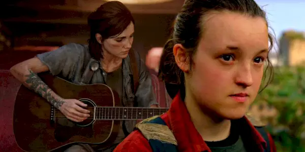 אלי מהמשחק The Last of Us חלק 2 ובלה רמזי בתור אלי ב-The Last of Us מציגים