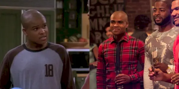 Uma imagem dividida de George O. Gore de My Wife and Kids