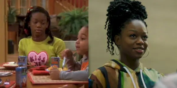 Uma imagem dividida de Jazz Raycole de My Wife and Kids