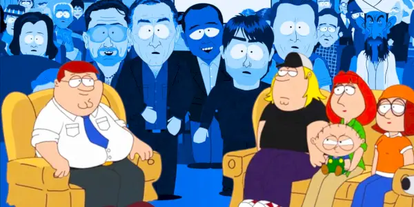 Family Guy karakterer på South Park.