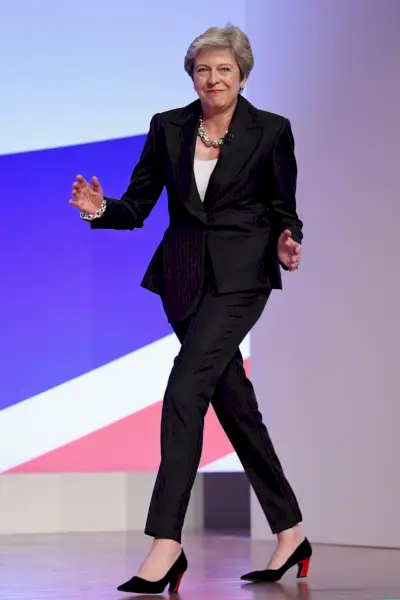 Theresa May na konferencii konzervatívnej strany v roku 2018