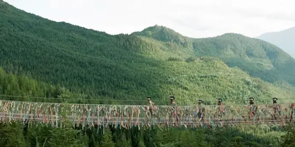 En taubro ved Camp Half-Blood fra traileren til Percy Jackson and the Olympians