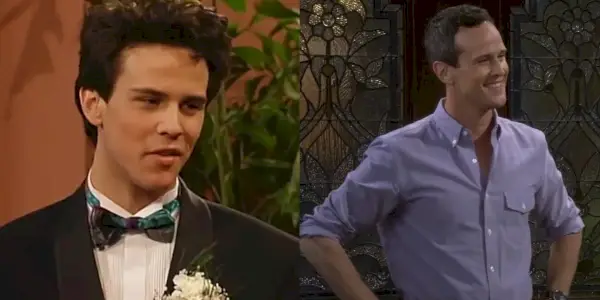 Scott Weinger Som Scott Hale i fullt hus & Fuller House Side By Side.webp