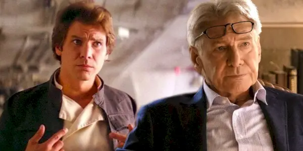 Harrison Ford se encoge junto a Han Solo