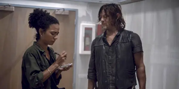 The Walking Dead Temporada 9 Lauren Ridloff Norman Reedus