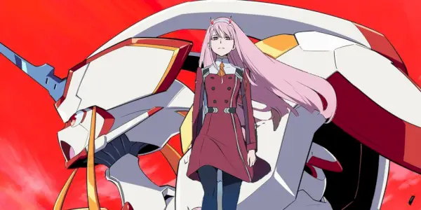 Hlavné postavy z animáku Darling In The Franxx.