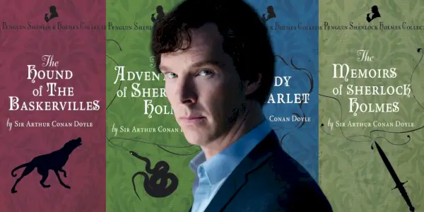 Sherlock todas as estantes de livros referenciadas pela série