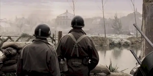 Easy Company z widokiem na Haguenau w Band of Brothers