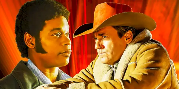 Jon Hamm som Roy Tillman og Bokeem Woodbine som Mike Milligan fra Fargo