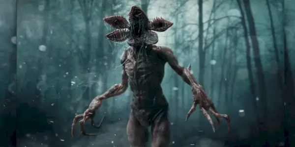 Koncept Demogorgona z Stranger Things