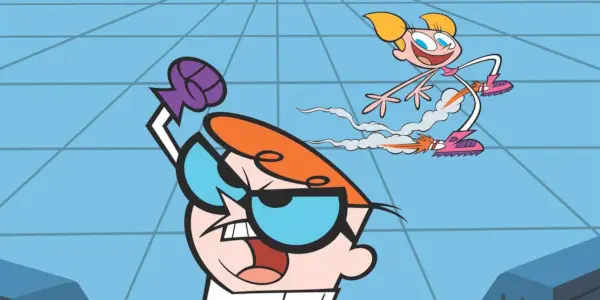 Dexter ist wütend, während Dee Dee in Dexter hinterherläuft