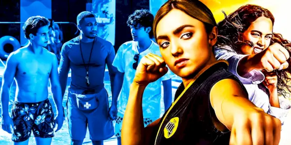 Cobra kai rivaliserer Tory Samantha Miguel Robby