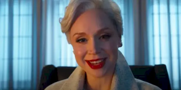 Gwendoline Christie som Weems smiler onsdag