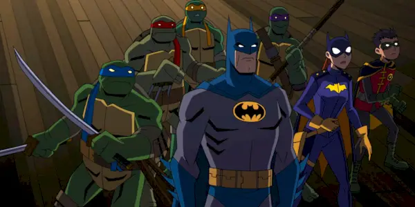 Batman i jego partnerzy z TMNT.