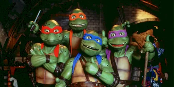 Cztery żółwie w Teenage Mutant Ninja Turtles III