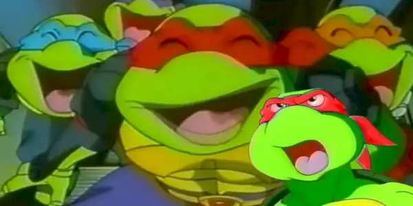 Zdjęcie z Mutant Turtles: Superman Legend z 1996 roku.