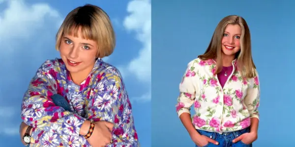 Lecy Goransen y Sarah Chalke juntas como Becky en Roseanne