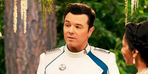Seth MacFarlane na svadbe ako Ed Mercer vo filme The Orville