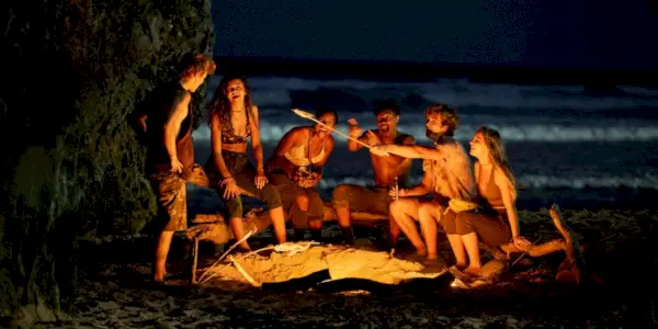 Die Pogues singen am Lagerfeuer in Outer Banks