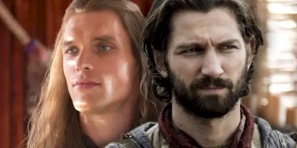 Delt billede af de to versioner af Selyse Baratheon på Game of Thrones