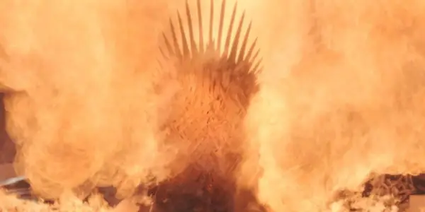 Le trône de fer fond dans un incendie dans la finale de la série Game of Thrones