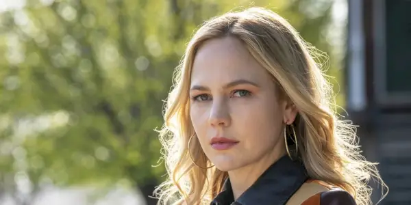 Adelaide Clemens jako Sandy Stanton paląca papierosa w Justified City Primeval.