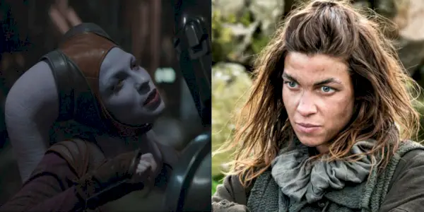 Natalia Tena como Xian em Os Mandalorianos e em Game of Thrones